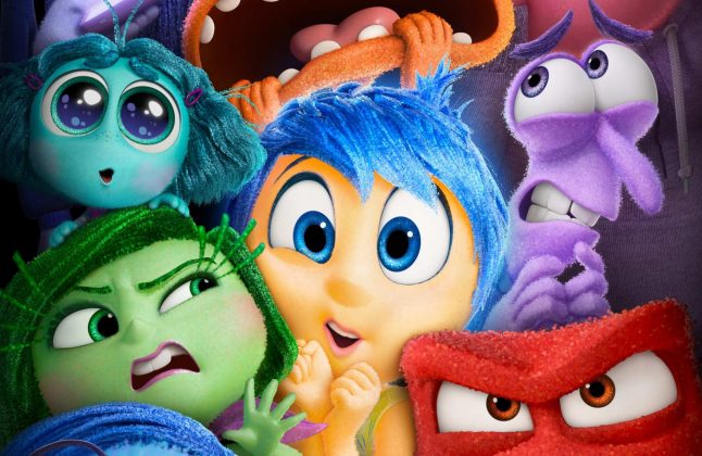 No primeiro filme, as emoções básicas – Alegria, Raiva, Medo, Tristeza e Nojo – habitavam a mente da jovem Riley. (Foto: Pixar / Divertidamente 2)