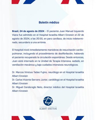 Juan sofreu morte cerebral devido a uma parada cardiorrespiratória. (Imagem: instagram @nacional)