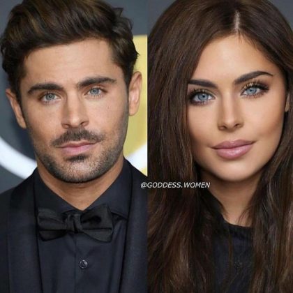 Zac Efron surge como uma mulher vibrante e cheia de energia. (Imagem: reprodução Instagram)