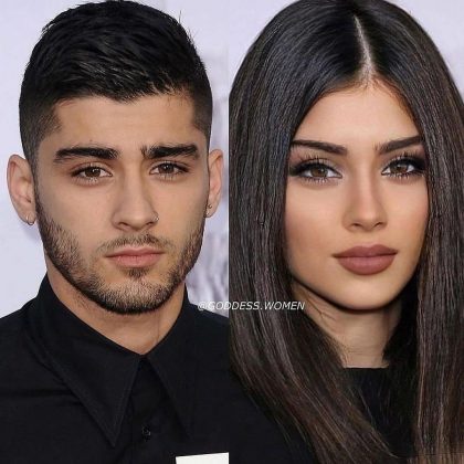 Zayn Malik foi transformado em uma mulher com traços marcantes. (Imagem: reprodução Instagram)