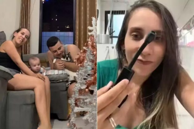 Angélica Bitu mora no apartamento com o marido e o filho há 4 anos (Foto: Reprodução/TikTok)