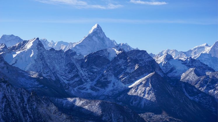 Entenda por que existe calcário marinho no topo do Monte Everest (Foto: Pixabay)