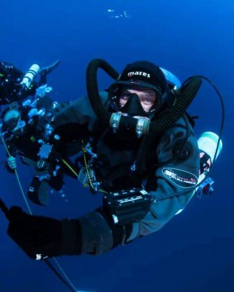 O ambiente submarino pressurizado melhorou o fluxo sanguíneo e a função cerebral. (Imagem: Instagram)