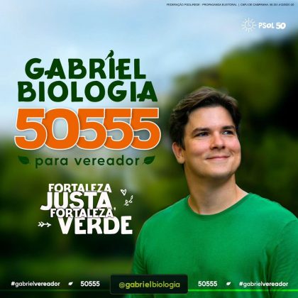 A abordagem ecológica da campanha reforça seu compromisso com o meio ambiente. (imagem: reprodução instagram @gabrielbiologia)