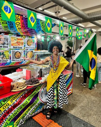 Camila Vargas trouxe o acarajé autêntico da Bahia para Londres. (Imagem: reprodução instagram/ @littlepieceofbahia)