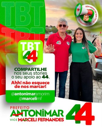 Antonimar recebeu 2.178 votos, superando Laize Sales. (Imagem: reprodução instagram @antonimaramorim)