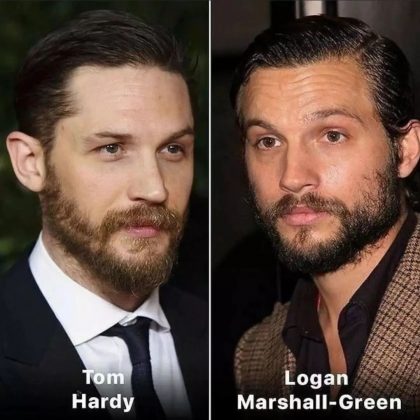 Tom Hardy e Logan Marshall-Green têm uma aparência máscula e maxilar forte, gerando muitas comparações. (Imagem: Instagram)