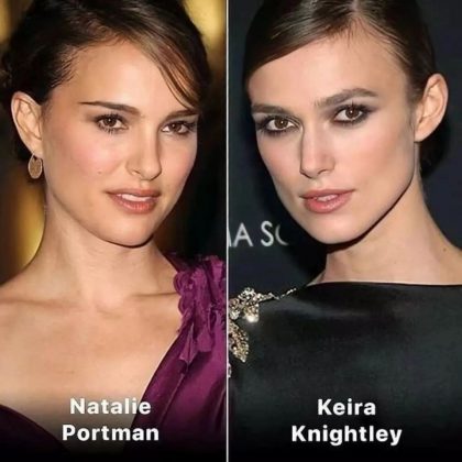 Natalie Portman e Keira Knightley são confundidas por suas feições delicadas e sorrisos discretos. (Imagem: Instagram)