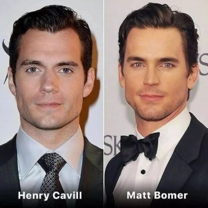 Henry Cavill e Matt Bomer parecem versões alternativas um do outro devido à semelhança física. (Imagem: Instagram)