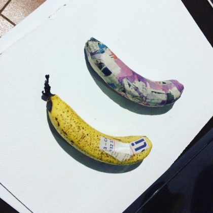 Cattelan usou bananas compradas em um supermercado local para a criação. (Imagem: Instagram)