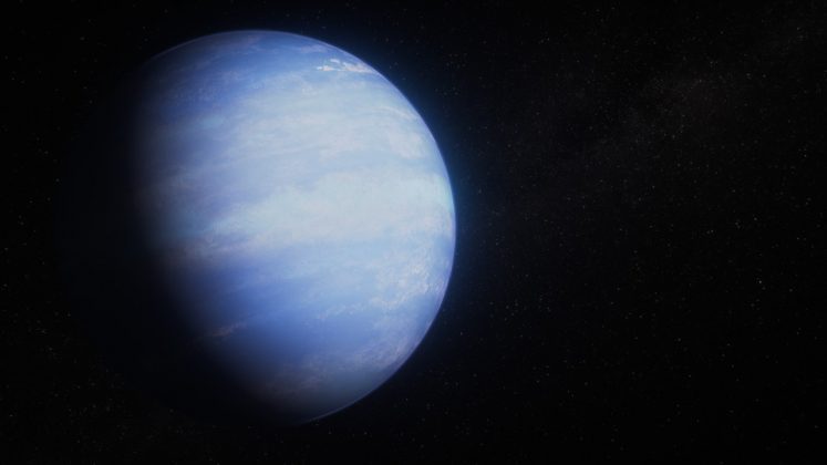 Astrônomos descobriram um fenômeno intrigante no exoplaneta WASP-107 b (Foto: NASA, ESA, CSA, Ralf Crawford (STScI))