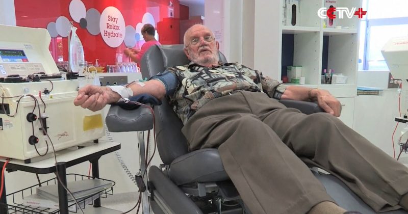 O sangue dourado contém um anticorpo crucial chamado Anti-D (Foto: Reprodução/CCTV)