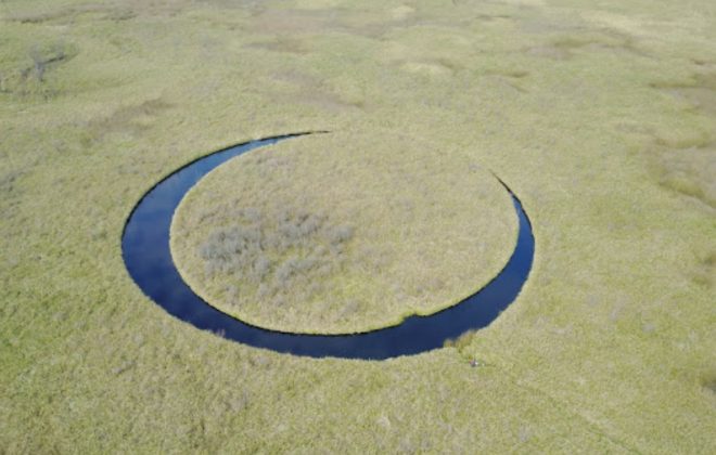 A ilha é conhecida como "El Ojo", ou "O Olho" em português (Foto: Reprodução/Google Maps)