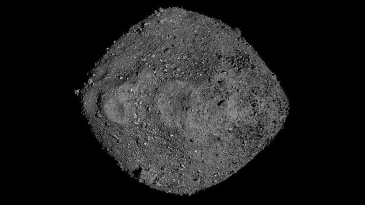 Este mosaico de Bennu foi criado usando observações feitas pela espaçonave OSIRIS-REx da NASA (Foto: NASA/Goddard /Universidade do Arizona)