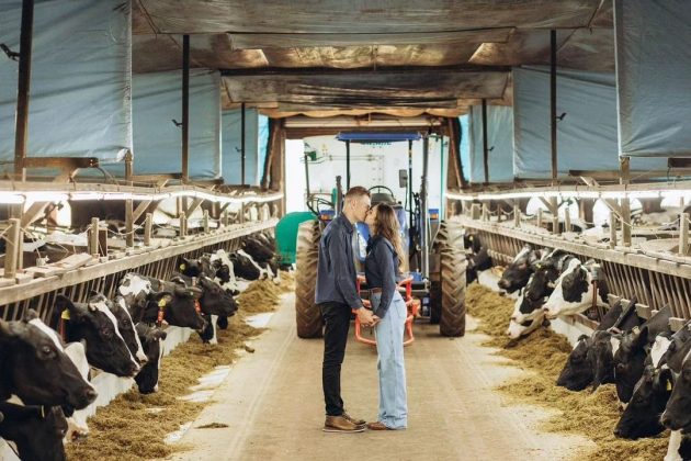 “Queríamos passar a nossa essência, pois vivemos desde a criança da agricultura”, explicou a noiva (Foto: Reprodução/Instagram/@cauanacapelesso)