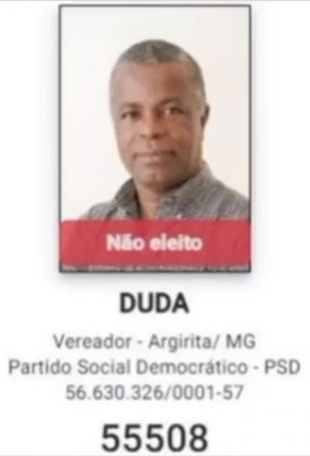 O número incorreto nos "santinhos" causou confusão entre os eleitores. (imagem: reprodução instagram)