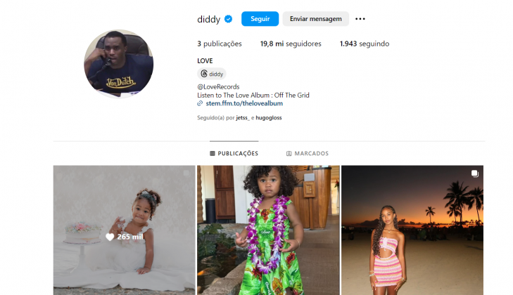 O rapper está detido desde 16 de setembro (Imagem: reprodução Instagram)