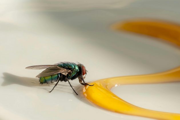 Quais os riscos e doenças causadas por uma mosca ao posar na comida? (Foto: Pexels)