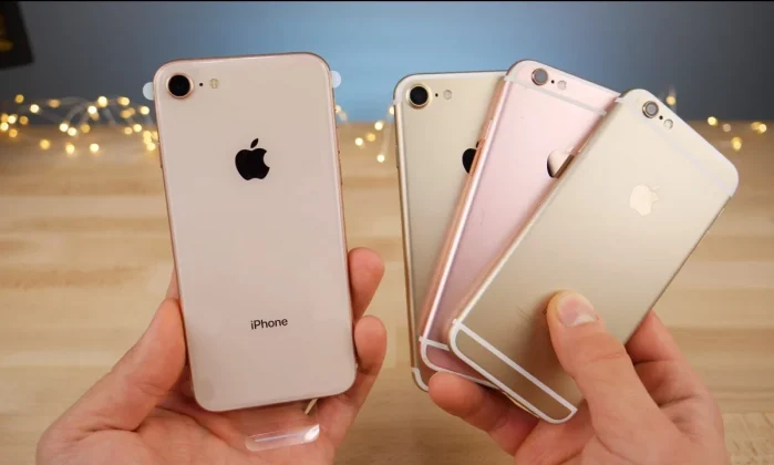 O iPhone 6, que foi lançado em 2014 e descontinuado em 2016, dando espaço às versões mais recentes da maçã, chegou a ter sido relançado na China e Índia em 2017. (Foto: YouTube)