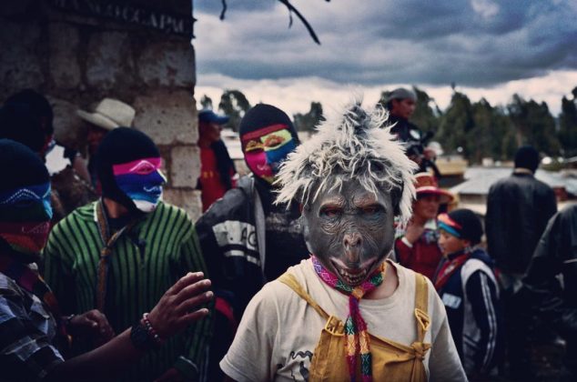 A festa ocorre perto do Natal em províncias de Cusco, no Peru. (Imagem: instagram)