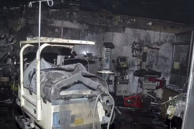 Um incêndio devastador na unidade de terapia intensiva neonatal (UTIN) matou 10 recém-nascidos e deixou vários feridos (Fotos: Reprodução/YouTube/News 24)