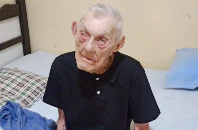 Brasileiro de 112 anos é reconhecido como o homem mais velho do mundo (Foto: Guinness Book Records)