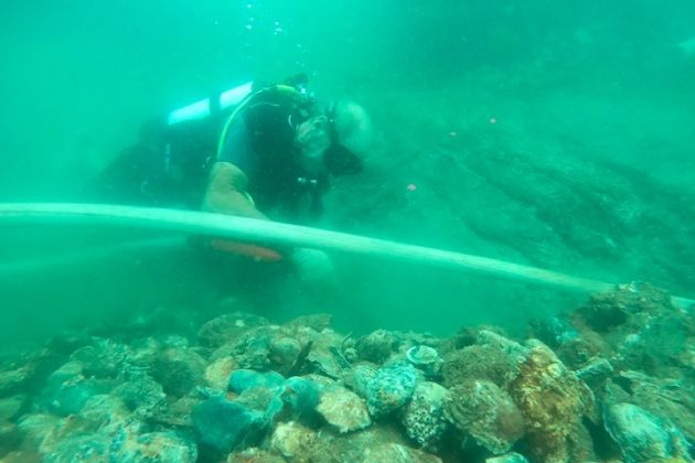 rqueólogos identificaram vestígios de um naufrágio na região de Ngomeni, na costa de Malindi, que acreditam pertencer ao São Jorge, uma das embarcações da frota que acompanhou Vasco da Gama em sua última viagem rumo à Índia, em 1524 (Foto: Instagram)