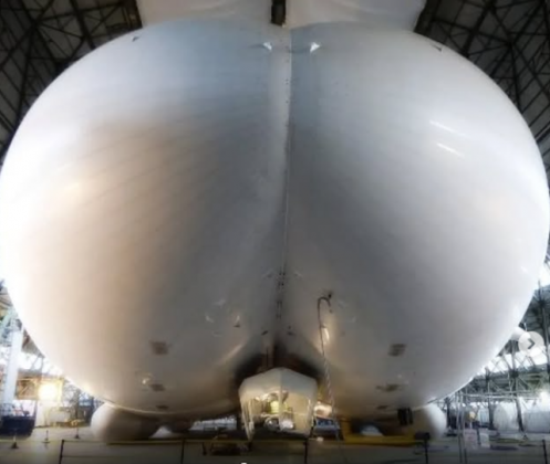 A Hybrid Air Vehicles revelou o novo design da cabine do Airlander 10. (Imagem: reprodução Instagram)