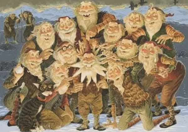 "Esses 13 personagens, também conhecidos como 'Yule Lads', fazem parte de uma lenda." (Imagem: reprodução Instagram)