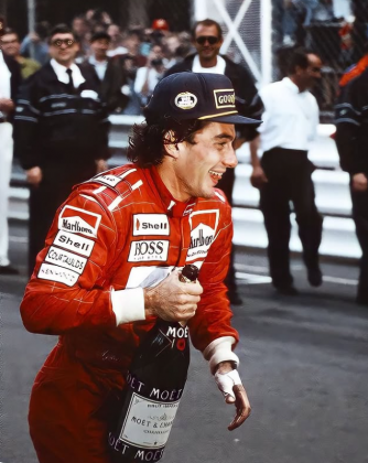 "A nova série da Netflix sobre o icônico piloto brasileiro Ayrton Senna conquistou o público mundial." (Imagem: reprodução Instagram)