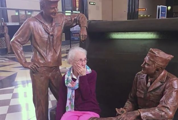 Hoje, aos 100 anos, vive cada dia com uma mente aberta e positiva (Foto: Reprodução/KETV/ABC/Youtube)