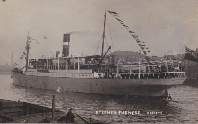 Pesquisadores localizaram o HMS Stephen Furness no fundo do mar, perto da costa da Irlanda do Norte, mais de um século após o naufrágio (Foto: Wikimedia Commons)