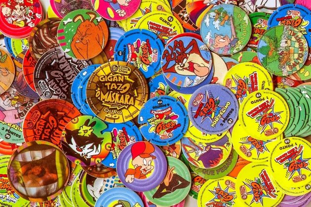 Os Tazos ganharam popularidade rapidamente. No Brasil, chegaram em 1997 e, assim, se tornaram um sucesso estrondoso (Foto: Reprodução/Internet)