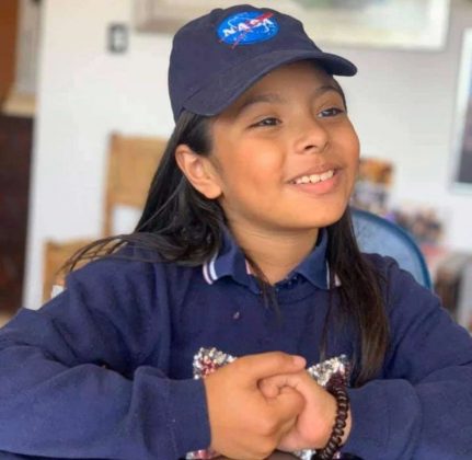 Adhara Pérez Sánchez, uma menina de 11 anos da Cidade do México, tem um QI impressionante de 162, maior que o de Einstein (Foto: Reprodução/Instagram)