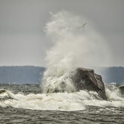 Ao identificar padrões climáticos severos registrados na região no período do acidente, os cientistas concluíram que uma tempestade pode ter sido responsável por empurrar o navio contra as rochas (Foto: Unsplash)