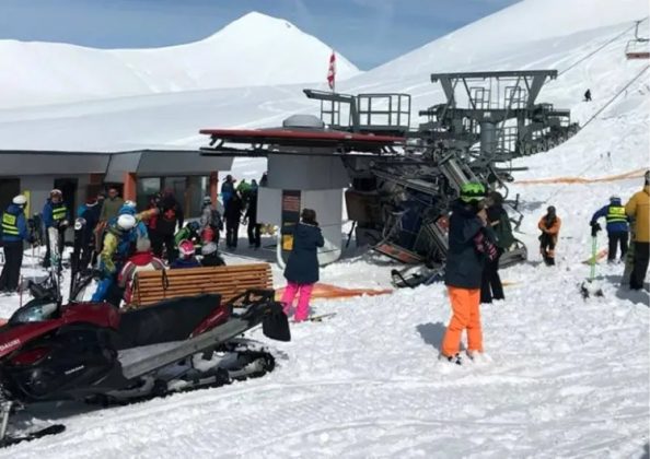 Doze pessoas foram encontradas mortas em uma estação de esqui na cidade de Gudauri, na Geórgia (Foto: X)