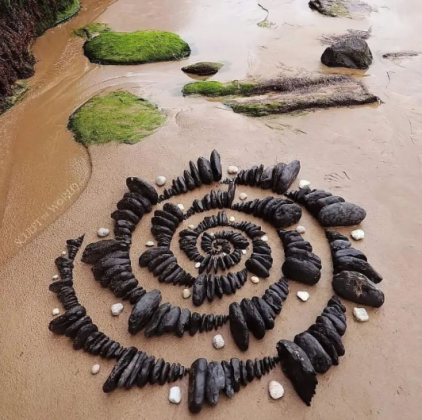 "Cada criação de Forman celebra a beleza transitória da natureza." (imagem: reprodução instagram/ @sculpttheworld)