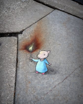 Os temas das pinturas são diversos, mas alguns personagens aparecem com mais frequência e até ganharam nomes (Foto: Reprodução/Instagram/@davidzinn)