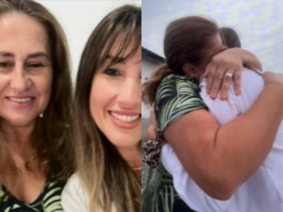 Adotada na infância, mulher localiza mãe biológica pelo Instagram e vive encontro emocionante (Foto: Reprodução/Instagram/@naiguerra)