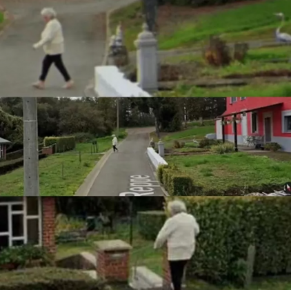 O desaparecimento de Paulette Landrieux, uma idosa de 83 anos diagnosticada com Alzheimer, foi desvendado após dois anos graças a imagens registradas pelo Google Street View (Foto: X)