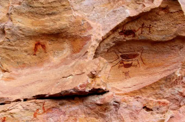 As imagens rupestres da Serra da Capivara são consideradas Patrimônio Mundial pela Unesco e preservam detalhes da vida dos primeiros habitantes do continente (Foto: X)