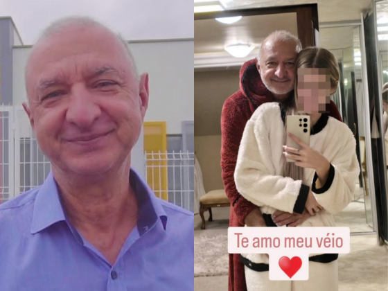 Em 2023, um prefeito de 65 anos se casou com uma adolescente de 16 (Foto: Reprodução/Instagram/@hissamoficial/@kauane_dehaini)