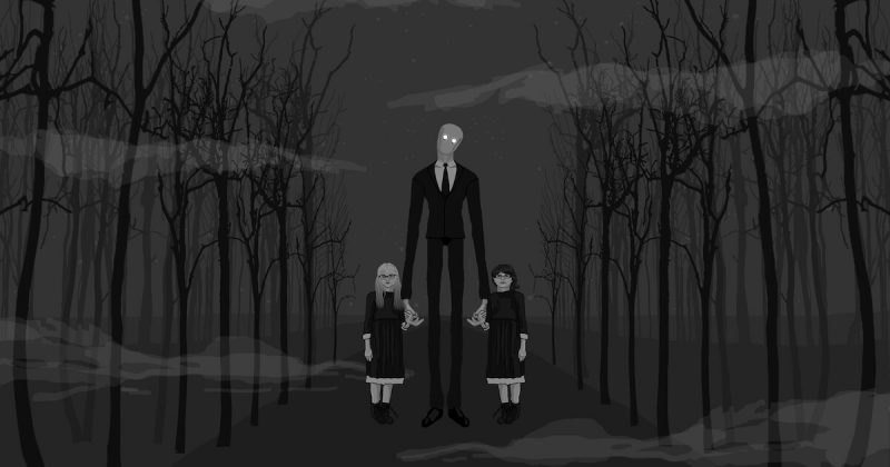 A motivação apresentada pelas jovens era impressionar Slender Man, uma figura sombria criada em fóruns online que ganhou notoriedade em histórias fictícias e jogos (Foto: X)