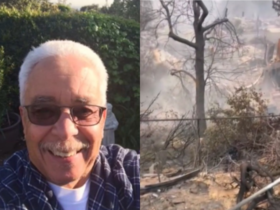 Idoso não quis deixar a casa onde morou por 50 anos e acabou morrendo em incêndio de Los Angeles (Foto: Reprodução/CBS News)