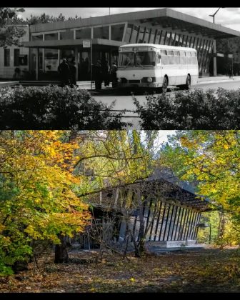 "Chernobyl foi totalmente evacuada e tornou-se uma zona de exclusão de 30 km." (Imagem: reprodução Instagram)