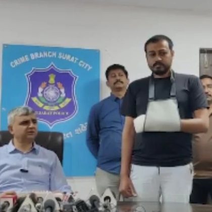 O caso aconteceu em Gujarat, na Índia. Mayur era operador de computador na empresa de um parente e decidiu que não queria mais o emprego. Sem coragem para falar com o chefe, ele encenou um "acidente" (Foto: The Hindu)