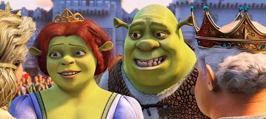 O primeiro teaser de "Shrek 5" foi divulgado com o número cinco e orelhas de Shrek, acompanhados da música "All Star" (Foto: Universal Pictures)