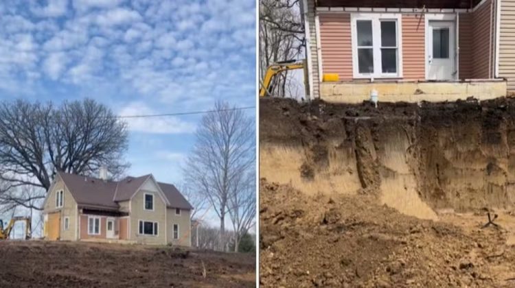 Kylie McCoy e seu marido realizaram um sonho ao adquirir uma casa construída em 1895, no estado de Minnesota. Eles planejavam criar seus seis filhos no local e preservar a história da fazenda familiar. Porém, uma reforma revelou um desafio inesperado (Foto: Reprodução/Instagram/@themccoymenagerie)