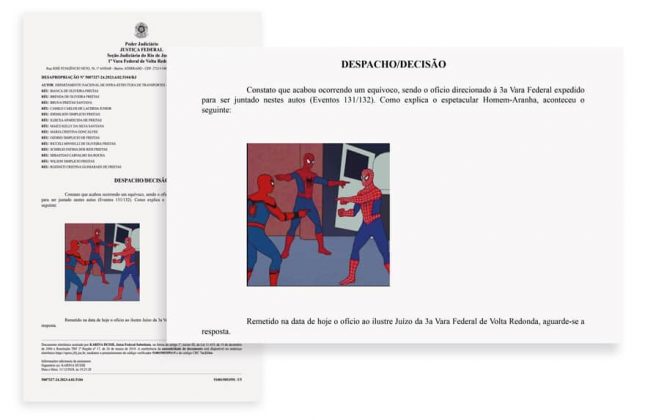 O caso envolveu um documento enviado por engano à 1ª Vara Federal em vez da 3ª Vara (Foto: X)
