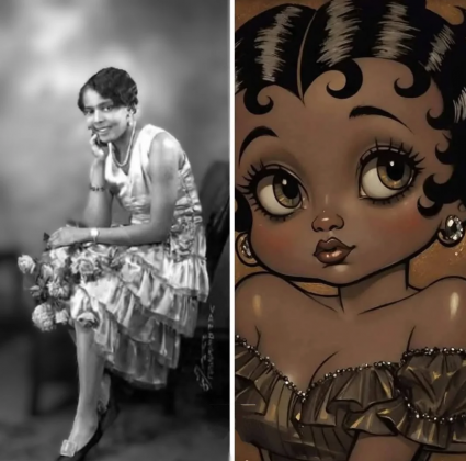 Betty Boop teve como inspiração a cantora de jazz negra Esther Jones. (Imagem: reprodução Instagram)